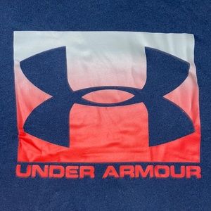 Mens Small Blue Under Armour T Shirt Loose Fit